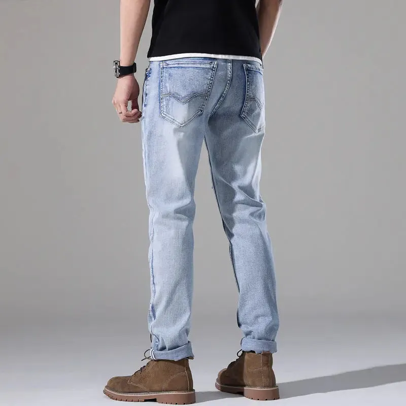 Slim fit Ripped White Jeans