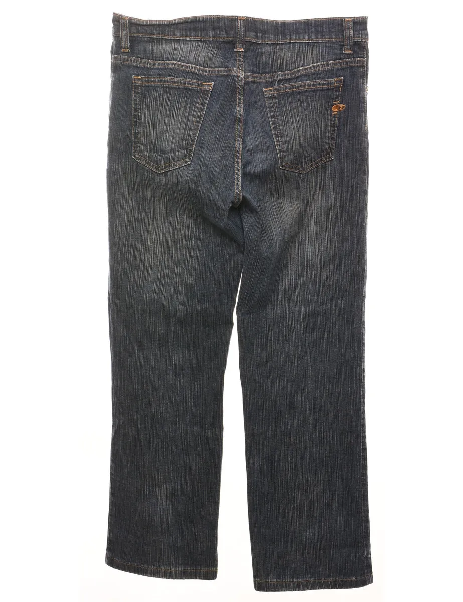 Stonewash Straight-Fit Jeans - W33 L32