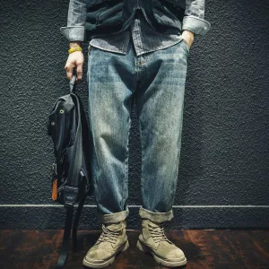Straight Men's Jeans Pants P0007