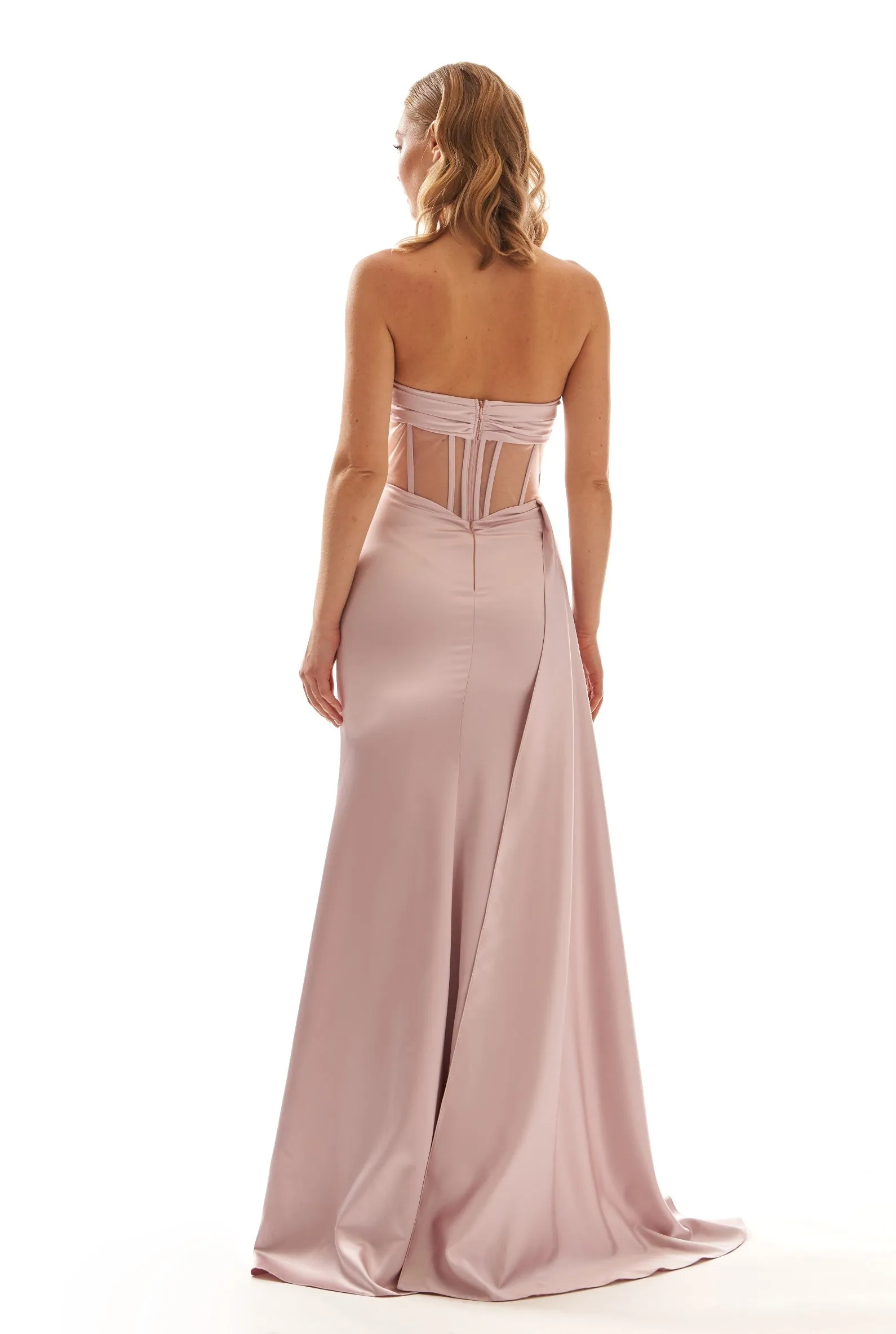 Strapless Corset Prom Dress