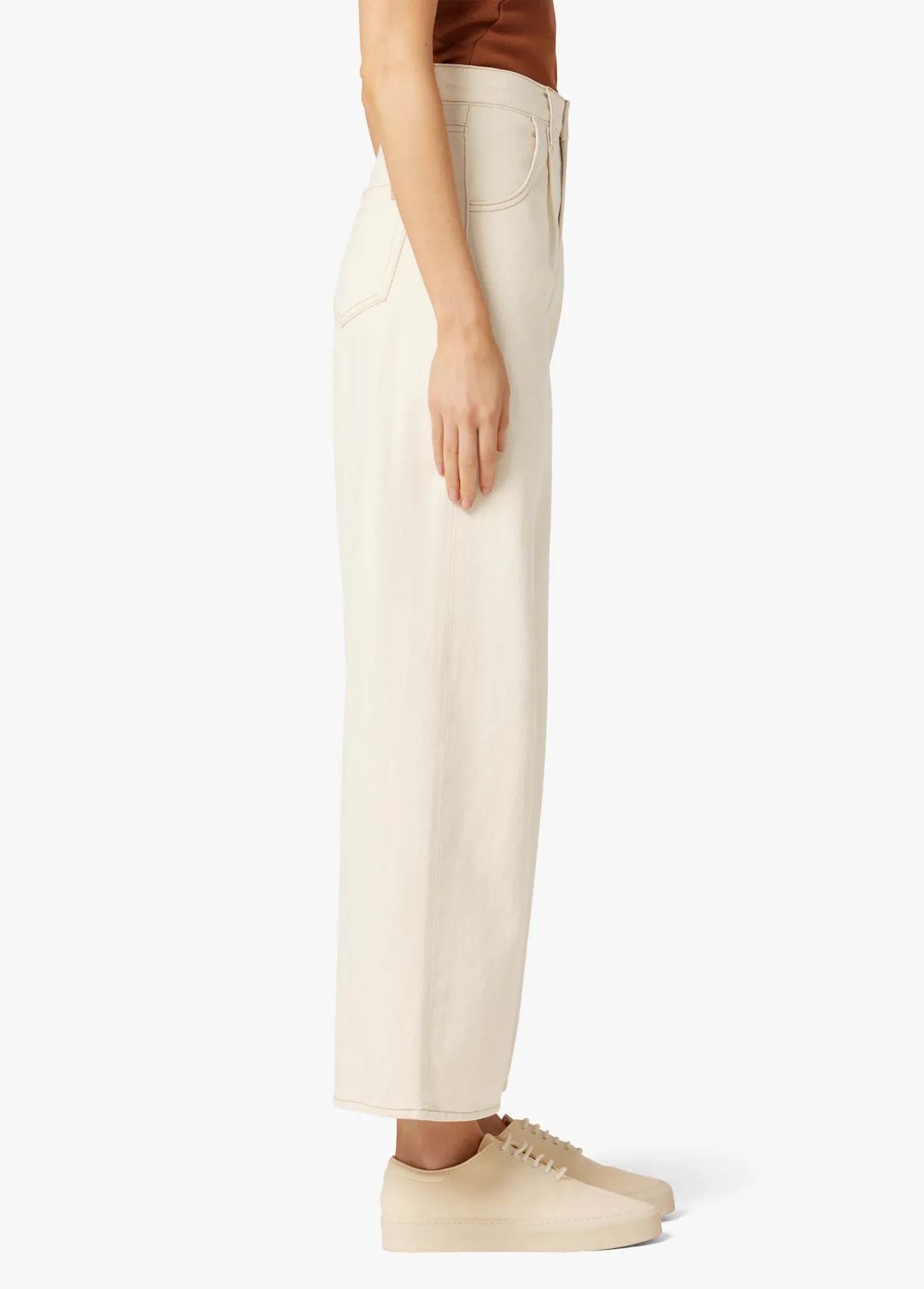 The Pleated Wide Leg Ankle
