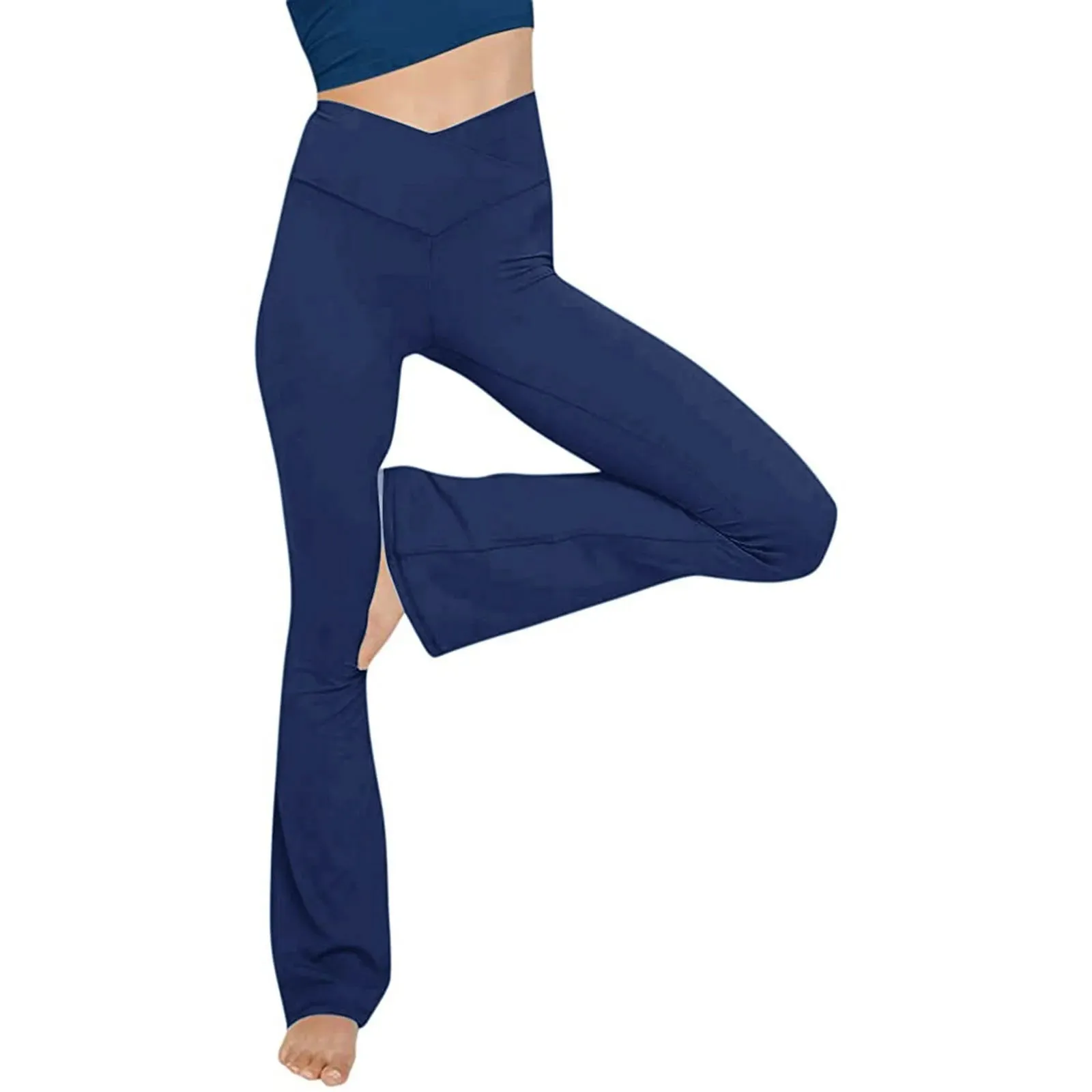 Trendy Yoga High Waist Flare Pants