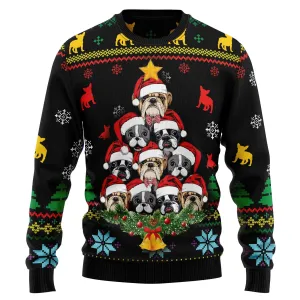 Ugly Christmas Sweater JulesRoche 60% Cotton All-Over Print