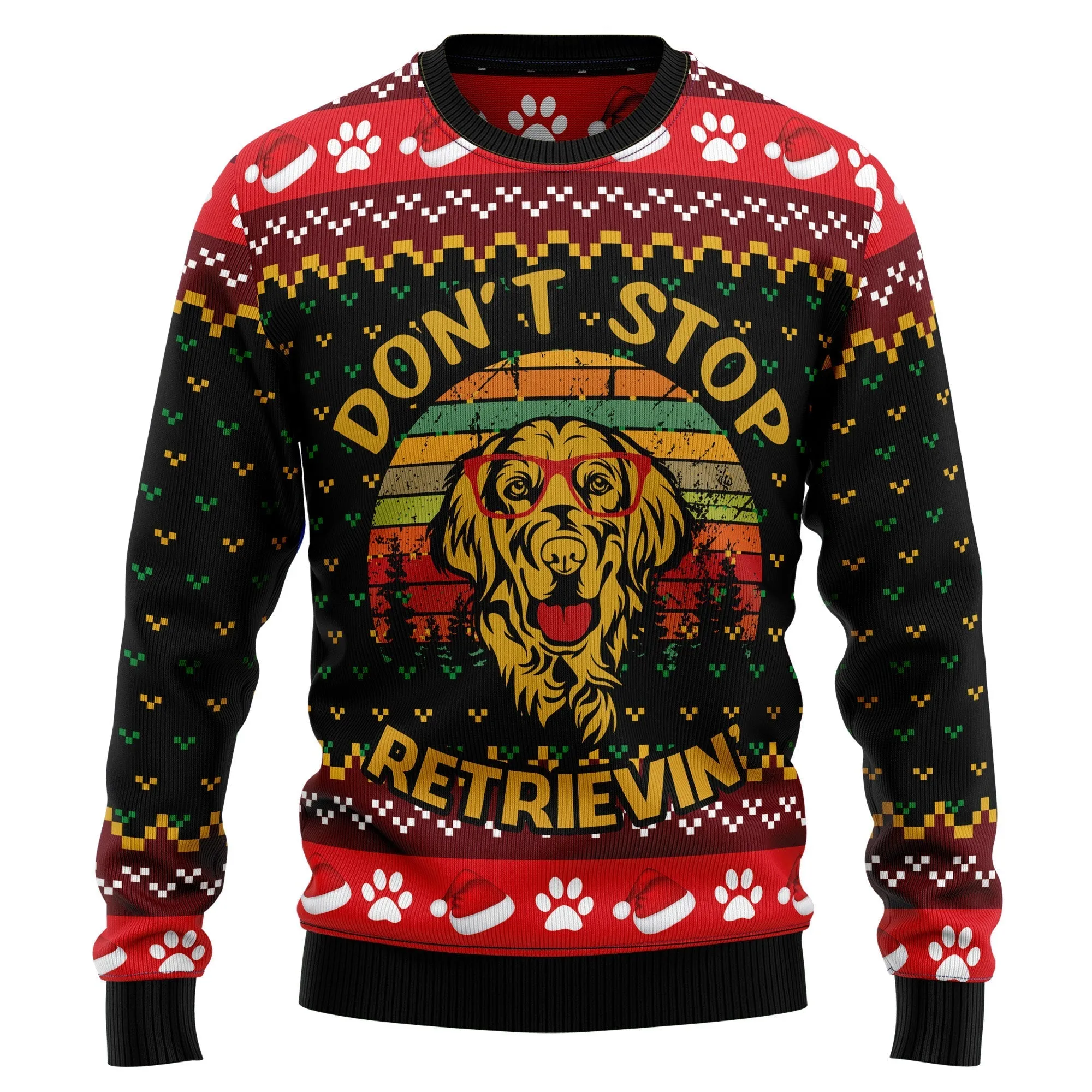 Ugly Christmas Sweater JulesRoche Funny Graphic Holiday Pullover