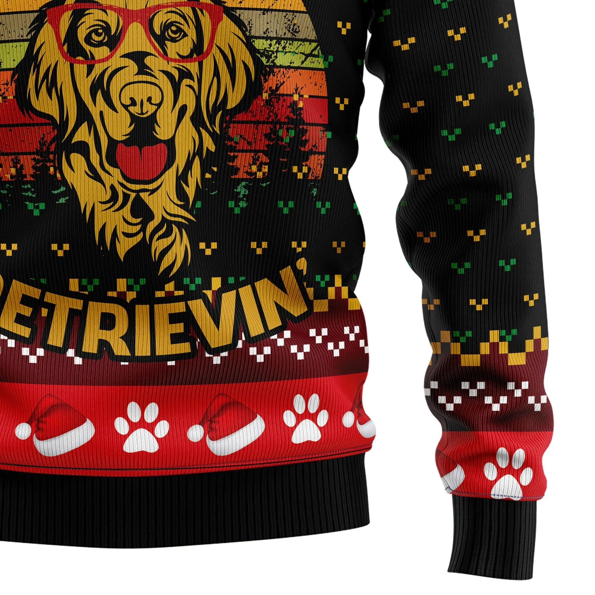Ugly Christmas Sweater JulesRoche Funny Graphic Holiday Pullover