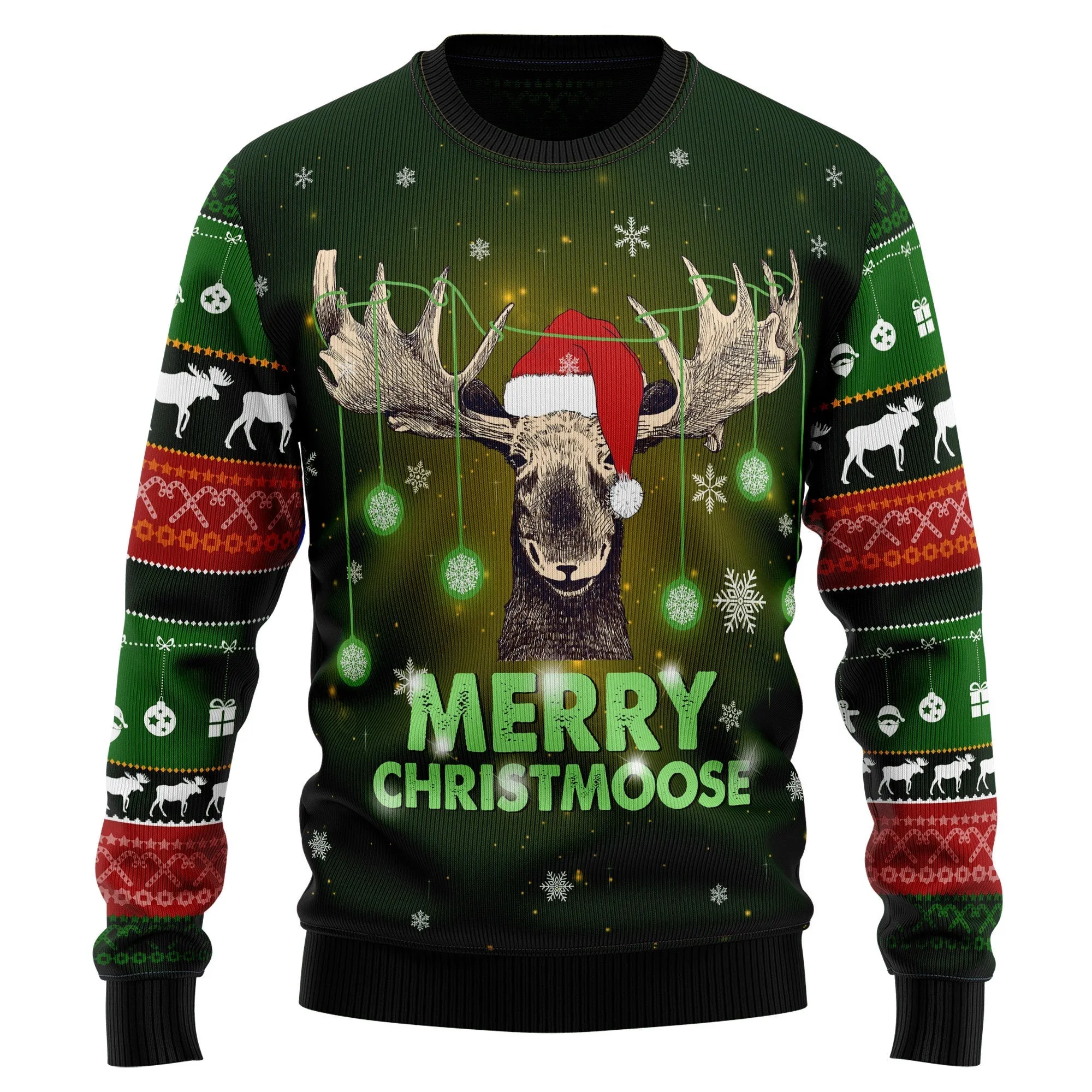 Ugly Christmas Sweater JulesRoche Warm All-Over Print