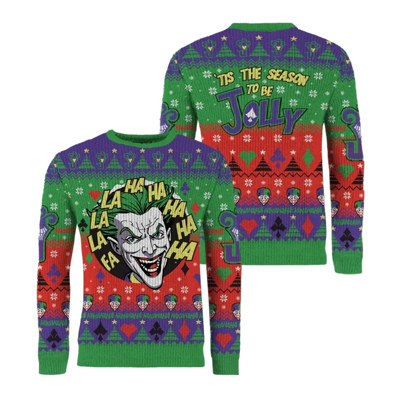 Ugly Sweater JulesRoche All-Over Graphic Holiday Pullover
