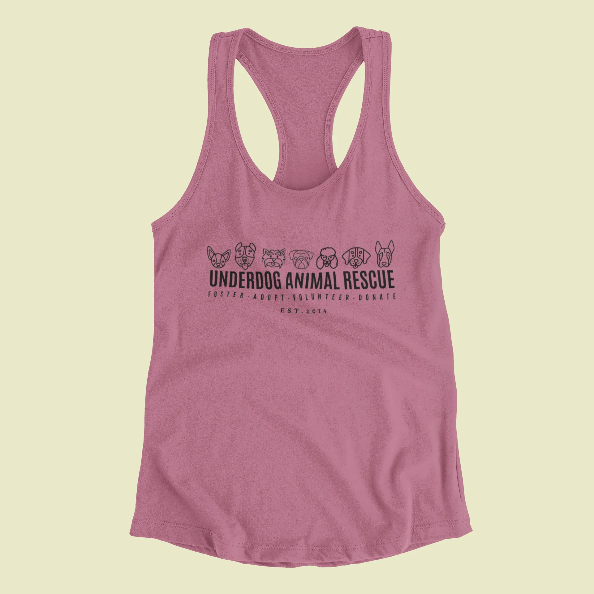Underdog Adopt Flowy Racerback Tank