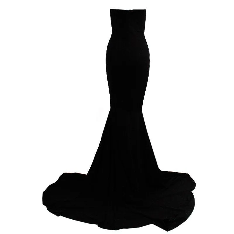 Women's Summer Asymmetric Maxi Dress With Wrapped Chest