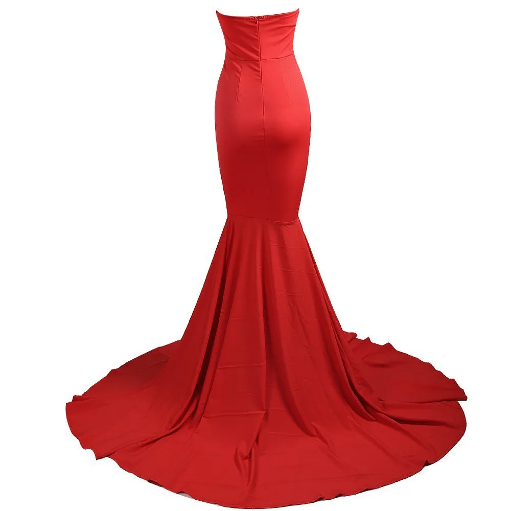 Women's Summer Asymmetric Maxi Dress With Wrapped Chest