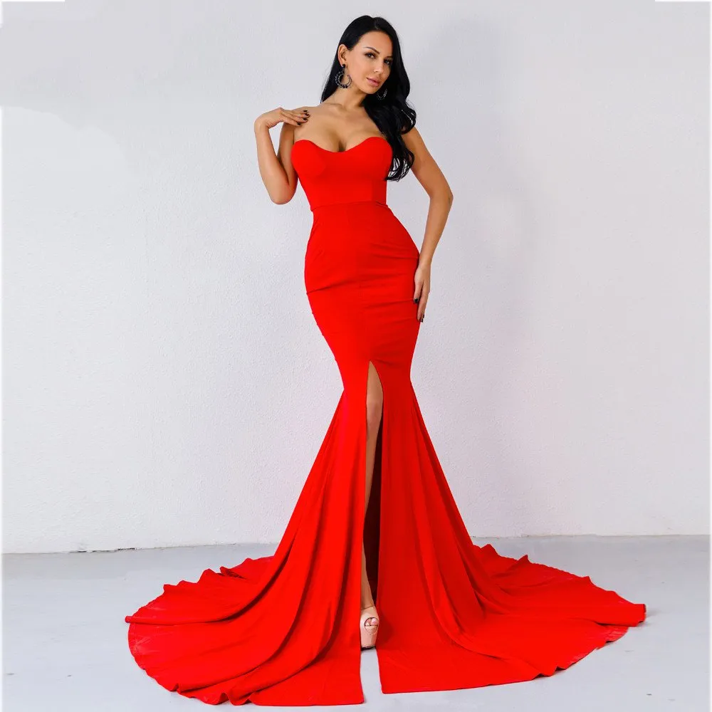 Women's Summer Asymmetric Maxi Dress With Wrapped Chest