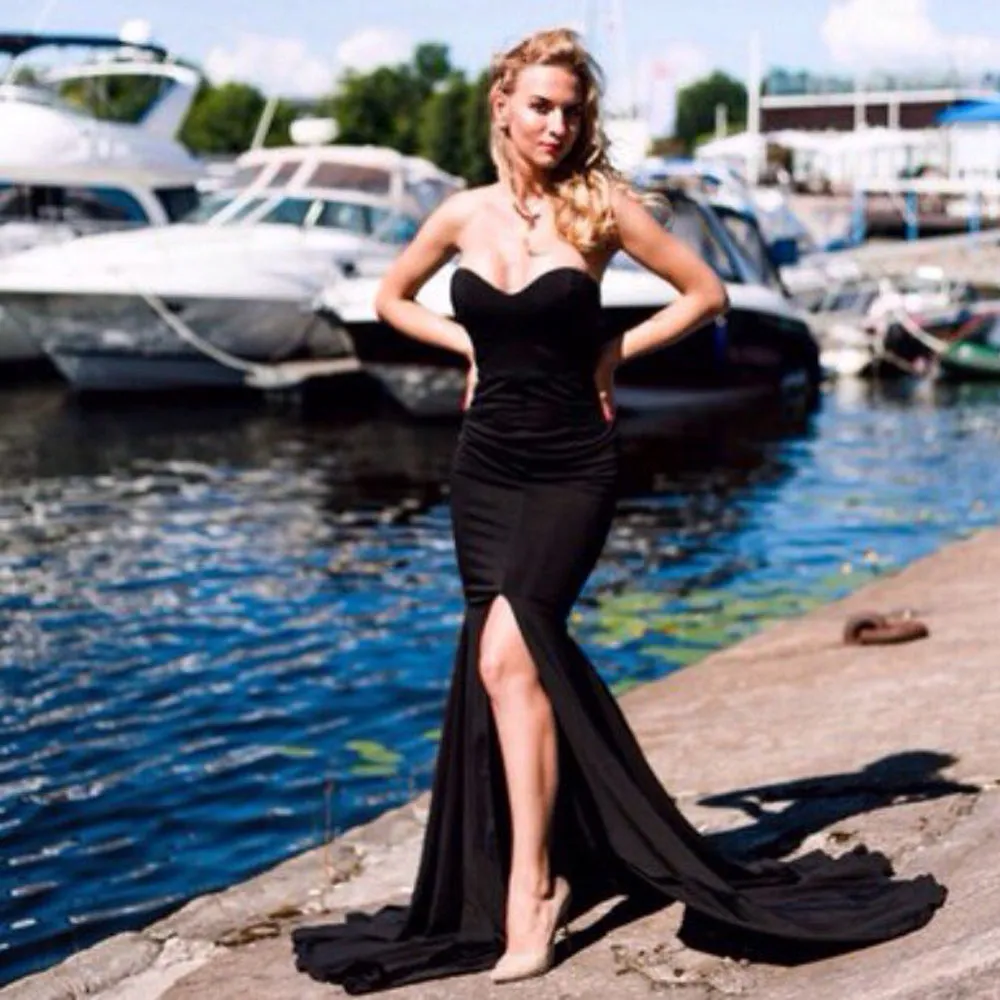 Women's Summer Asymmetric Maxi Dress With Wrapped Chest