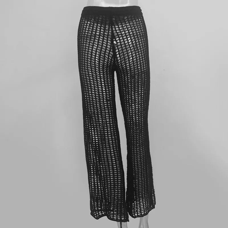 Women's Summer Casual Knitted Loose High-Waist Pants