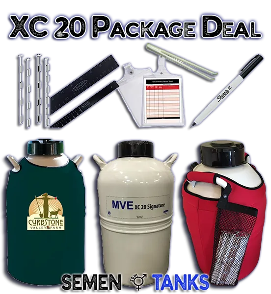 XC 20 Signature Tank Package Deal - Our Best Deal and Most Popular Package - Includes XC 20 Signature Tank, Measuring Stick, Tank Top, Inventory Packet and Canekeeper- PRICE INCLUDES SHIPPING