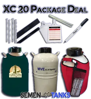 XC 20 Signature Tank Package Deal - Our Best Deal and Most Popular Package - Includes XC 20 Signature Tank, Measuring Stick, Tank Top, Inventory Packet and Canekeeper- PRICE INCLUDES SHIPPING