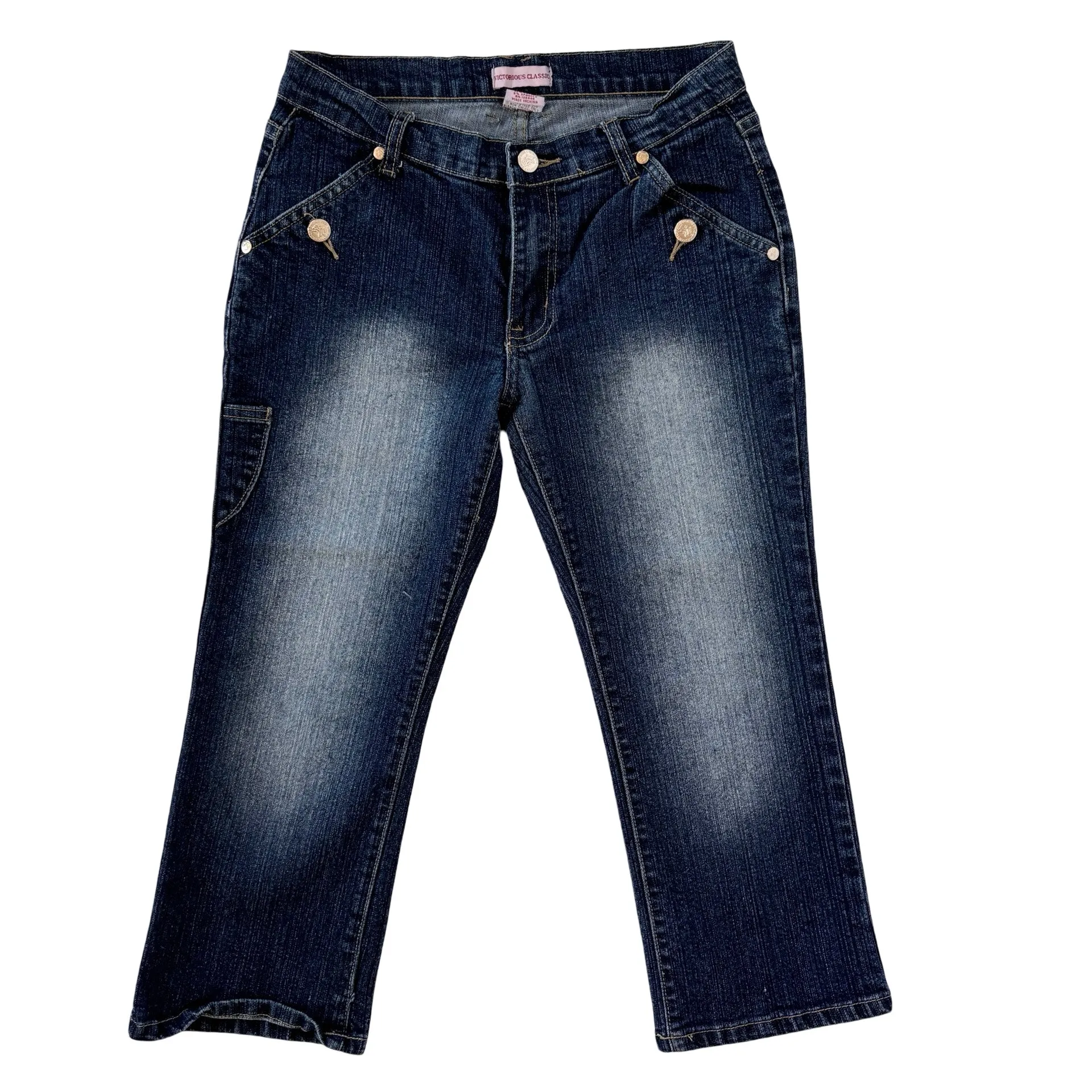 Y2K Denim Capris (XS)