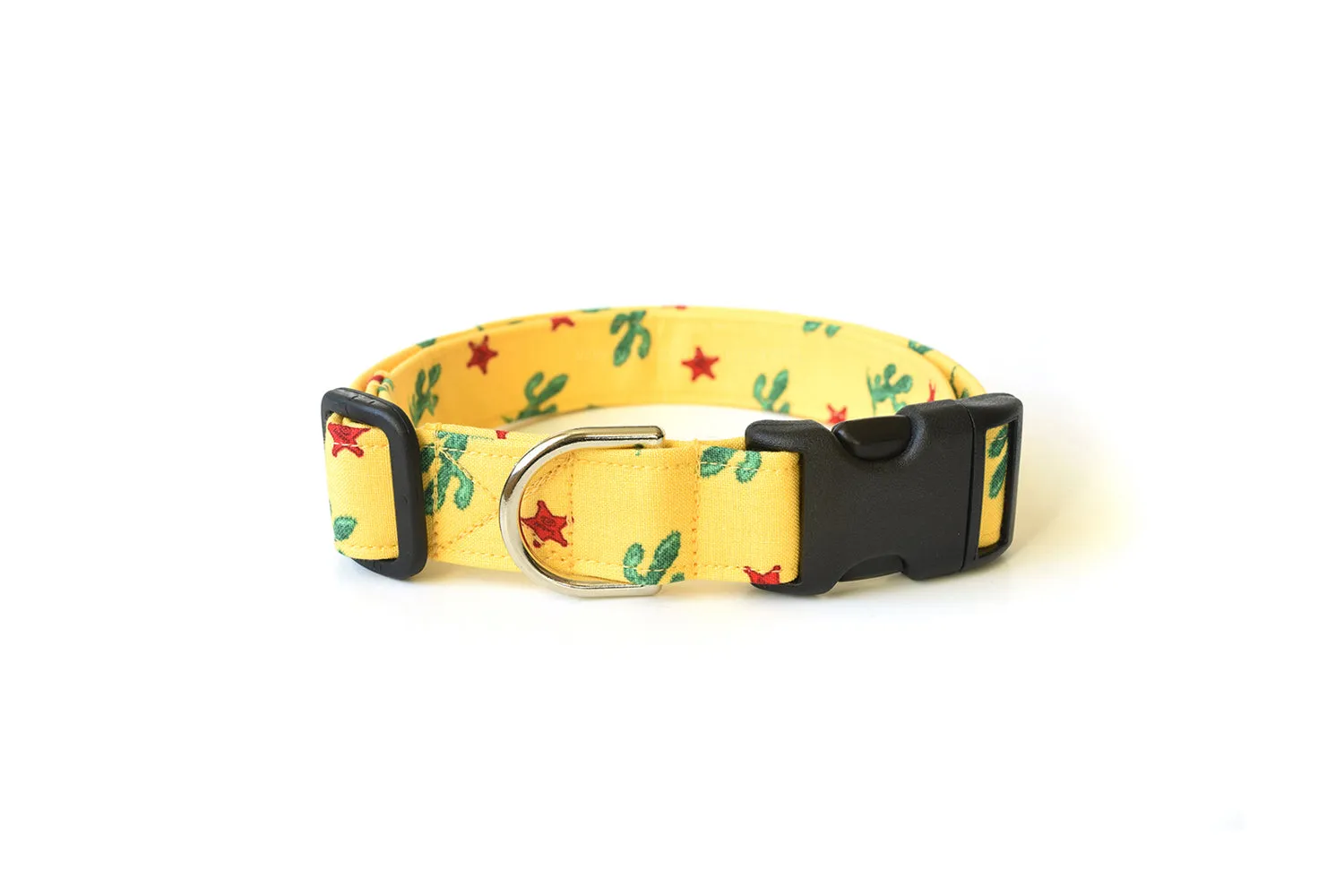 Yellow Cactus Dog Collar